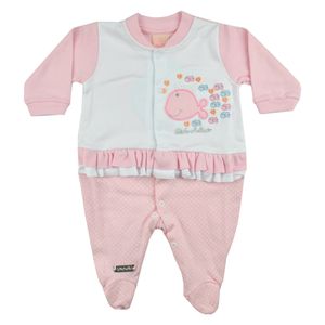 Macacão Feminino Peixinho Rosa Bicho Molhado