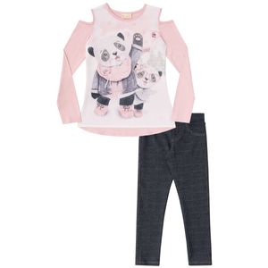 Conjunto Feminino Infantil Kukiê