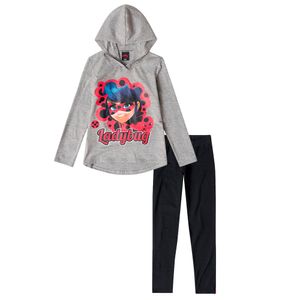 Conjunto Feminino Miraculous Ladybug Juvenil Malwee