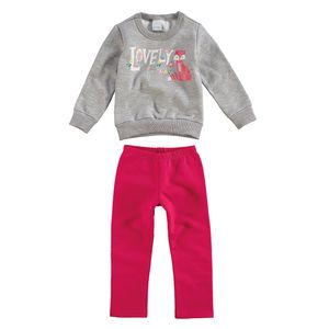 Conjunto Feminino Bebê Malwee de Blusão e Calça