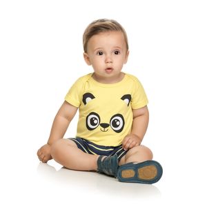 Macaquinho Masculino Bebê Romitex Panda