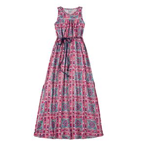 Vestido Longo Rosa Juvenil Malwee
