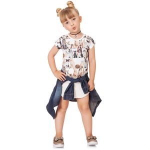 Blusa Feminina Juvenil Rolú Pets