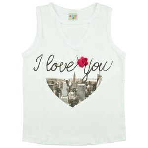 Blusa Juvenil "i Love You" Have Fun