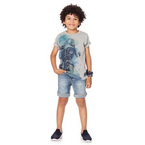 Camiseta Moto Infantil Rolú