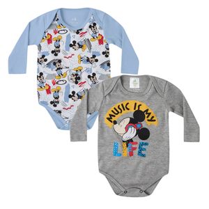 Kit Body Mickey Bebê Marlan