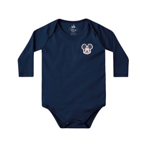 Body Marinho Mickey Bebê Masculino Marlan