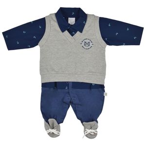 Colete e Macacão Samuel Beth Bebê