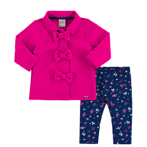 Conjunto Bebê Feminino Microsoft Alakazoo