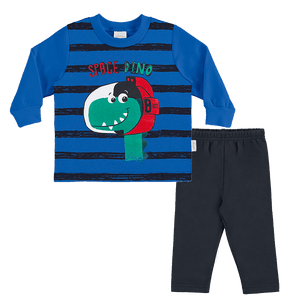 Conjunto Bebê Masculino Space Dino Alakazoo