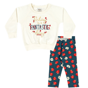 Conjunto Feminino Blusão e Calça Legging Elian