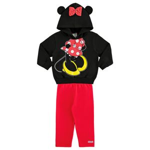 Conjunto Minnie Bebê Blusão e Calça Marlan