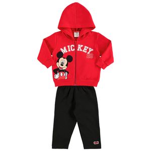 Conjunto Mickey Bebê Jaqueta e Calça Marlan