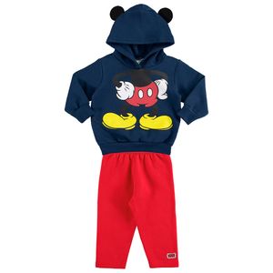 Conjunto Mickey Bebê Blusão e Calça Marlan