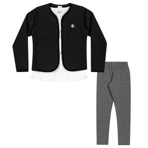 Conjunto Casaqueto Blusa e Legging Elian