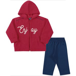 Conjunto Jaqueta Tweed e Calça Moletom Dila