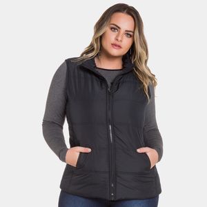 Colete de Poliéster Feminino Adulto Lunender Mais Mulher