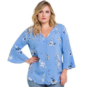 Blusa Feminina Adulto Lunender Mais Mulher