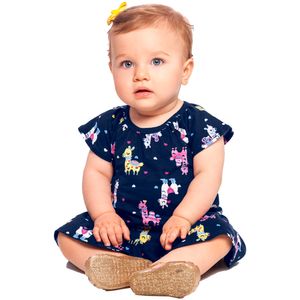 Vestido Lhama Bebê Alakazoo