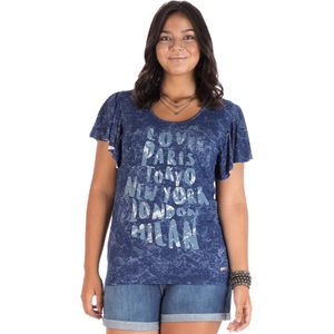 Blusa Feminina de Viscose Estampada