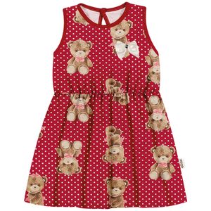 Vestido Ursinhos Bebê Elian