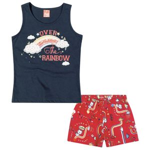 Conjunto Blusa e Shorts Juvenil Elian