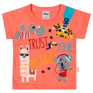 Camiseta Bichinhos Masculina Primeiros Passos Elian