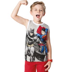 Regata Batman e Superman Masculina Infantil Marlan