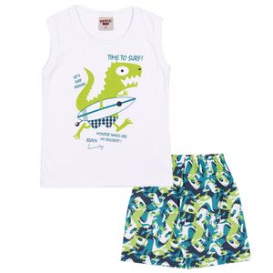 Conjunto Primeiros Passos Masculino Pimentinha