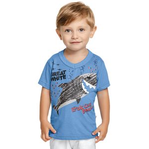 Camiseta Masculina Infantil Tubarão Elian