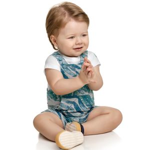 Conjunto Camiseta e Macacão Masculino Elian