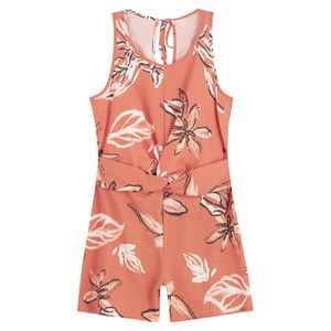 Macacão Floral Feminino Adulto Marialícia