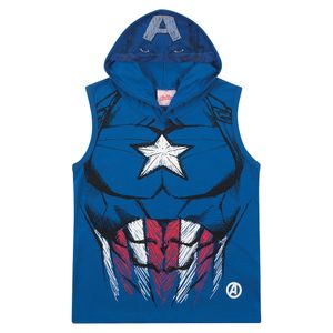 Regata Capitão America Infantil Kamylus