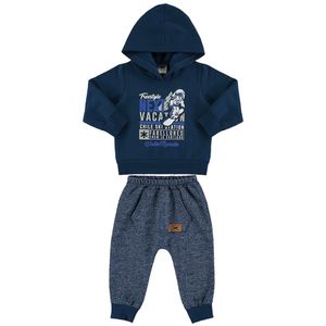 Conjunto Blusão e Calça Masculina Bebê Marlan