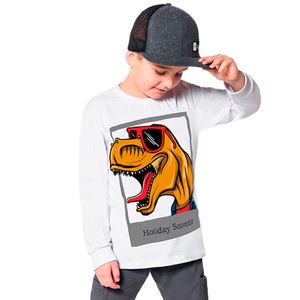 Camiseta Dinossauro Infantil Abrange