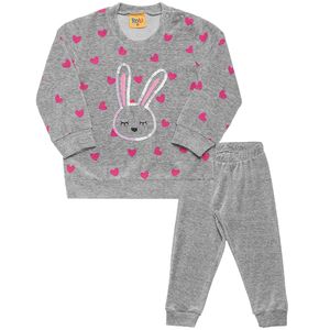 Conjunto Coelhinho Blusão e Legging Feminino Bebê Rolú