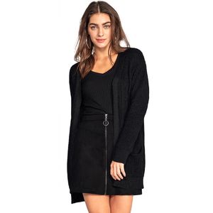 Cardigan em Tricô Feminino Adulto Lunender