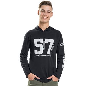 Camiseta com Capuz Masculina Juvenil Two Colors
