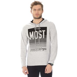 Camiseta com Capuz Masculina Adulto Mc Vision