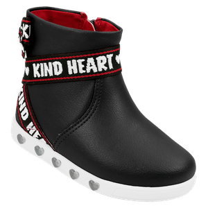 Tênis Sneaker Preta com Led Luluca Pampili