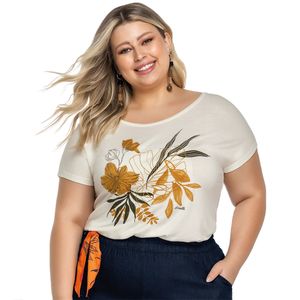 Blusa Feminina Plus Maelle