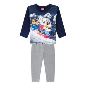 Conjunto Blusão e Calça Masculino Bebê Kyly