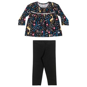 Conjunto Blusa e Legging de Menina Bebê Elian