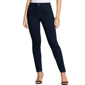 Calça Jeans Skinny Chapa Barriga Feminina Lunender