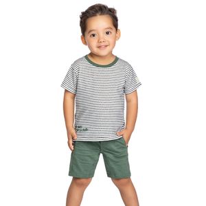 Conjunto Camiseta e Bermuda Colorittá Infantil