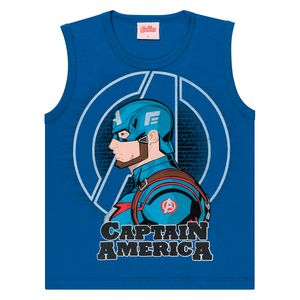Regata Capitão America Infantil Kamylus