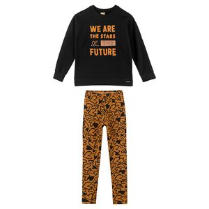 Conjunto Blusão e Legging Juvenil Coloritta