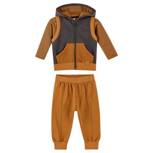 Conjunto Camiseta, Colete e Calça de Menino Bebê Colorittá