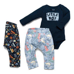 Conjunto Body e Calça Saruel de Menino Bebê Elian