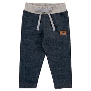 Calça Moletom Jeans de Menino Primeiros Passos Marlan